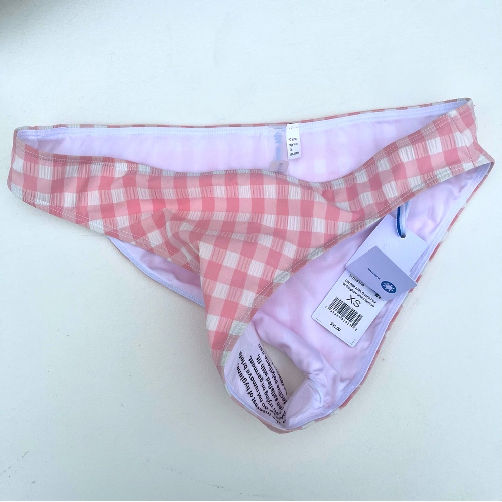 Southern Tide Bikini Bottoms Pink Gingham XS
